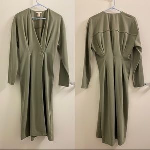 H&M Trend Olive Dress/Cardigan
